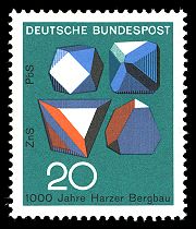 Harz Briefmarke 1968