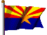 Flagge Arizona animiert