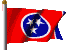 Flagge Tennessee animiert